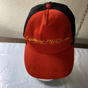 Y2K Lightning McQueen Snapback Mütze Cars Film rot schwarz Disney verstellbar - Bild 1 von 3
