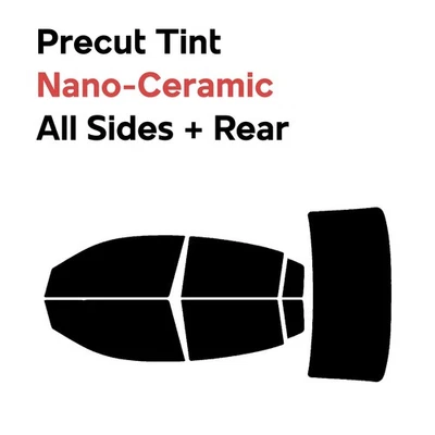 Película de ventana precortada automotriz nano cerámica cualquier % tinte para Chrysler 200 2011-2014 Foto 1 de 4