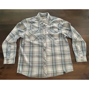 L.L. Bean Performance Flanell Freizeit Button Down Hemd Wollmischung Herren Gr. Large - Bild 1 von 8