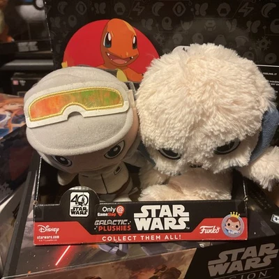 Funko Star Wars Peluches Galactic Hoth Luke & Wampa Paquete de 2 Exclusivos de GameStop Foto 1 de 2