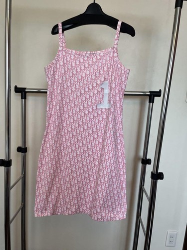 Abito Christian Dior Trotter n.1 smanicato rosa tutte le stagioni casual