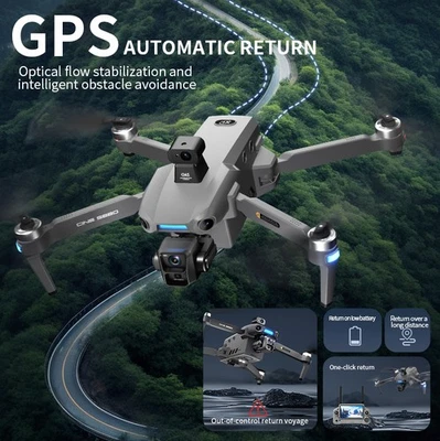 CINE S880 Drone GPS 3-axis Gimbal 4K Camera 360° Obstacle Avoidance 5.5" Screen - Image 1 of 4
