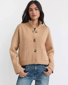 LOFT Pulloverjacke mit Stehkragen und Taschen in Gr. S - Bild 1 von 3