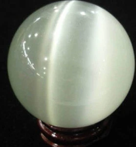 Sfera opale messicano bianco 40 mm, sfera di cristallo/pietra preziosa - Foto 1 di 3