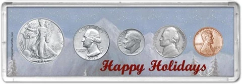 Happy Holidays Coin Gift Set, 1947 Cover