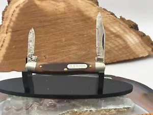 Vintage Schrade USA 1040T 2 blade pen knife saw cut delrin handles--345.25 - Picture 1 of 7