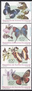 Äquatorialguinea 1995 Edifil 199/02 Fauna Insekten Schmetterlinge postfrisch sehr schön - Bild 1 von 1
