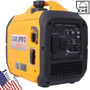 3500W Portable Inverter Generator Gas Powered w/ CO Sensor Home Backup Camping - Picture 1 of 18