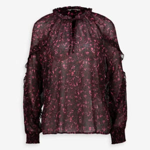 Hush lila Tabitha Bluse Shirt Tierdruck Größe 8 Leopard NEU UVP £65 - Bild 1 von 2