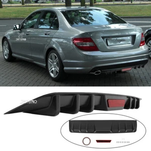 Alerón difusor cenefa parachoques trasero coche para Mercedes-Benz Clase C W204 - Imagen 1 de 18