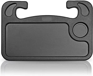 Car Steering Wheel Desk Food Table Steering Wheel Tray Fits Most Vehicles Black - Picture 1 of 9