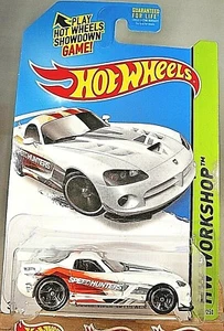 2015 Hot Wheels #236 HW Workshop-Drift Race DODGE VIPER SRT10 ACR White w/MC5 Sp - Picture 1 of 5