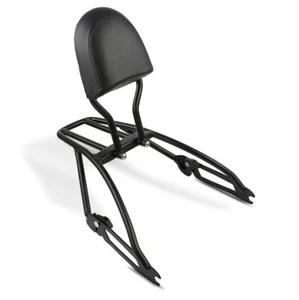Sissy Bar + luggage rack for Harley Davidson Street 750/ 500 15-20 black - Picture 1 of 4