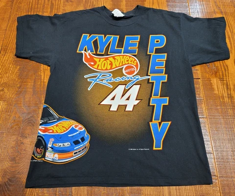 1999 Vintage Kyle Petty Hot Wheels NASCAR T Shirt Racing XL Cover