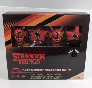 Kcare Stranger Things Dark Mischief Character Lights Plays Music, 8 LED Heads - Picture 1 of 4