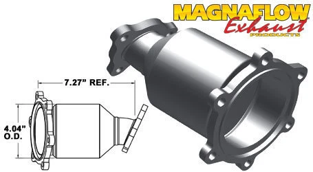 Convertidor catalítico Magnaflow ajuste directo nuevo para Nissan Altima 1995-1997 2,4 L Foto 1 de 1