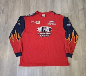 Camisa de Colección Chase Auténtica Jeff Gordon Para Hombre XL Nascar DuPont Flames Años 90 - Imagen 1 de 13