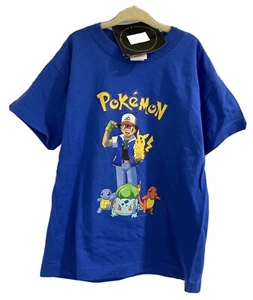 Pokemon T-Shirt (Ash, Pikachu, Bulbasaur, Vensaur, Squirtle) Nintendo Kids (7) - Picture 1 of 6
