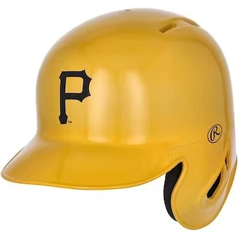 Pittsburgh Pirates Yellow Chrome MLB Rawlings Replica MLB Baseball Mini Helmet Cover
