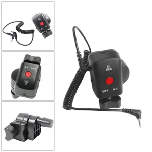 Camcorder Zoom Remote Controller + 2.5mm Jack Cable For Sony Panasonic Canon Cam - Picture 1 of 12