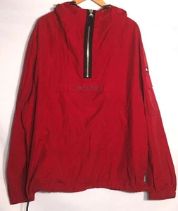 Abrigo Tommy Hilfiger Para Hombre XL Anorak Spellout De Colección Años 90 Hong Kong Pullover con Capucha - Imagen 1 de 9