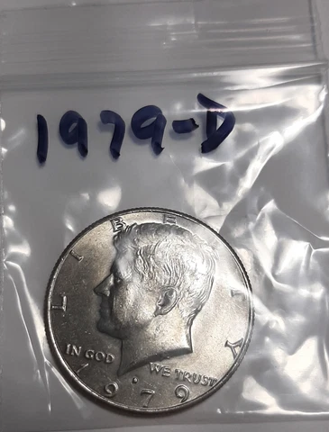 1979-D Kennedy Half Dollar, Circulated but NICE ! Cover