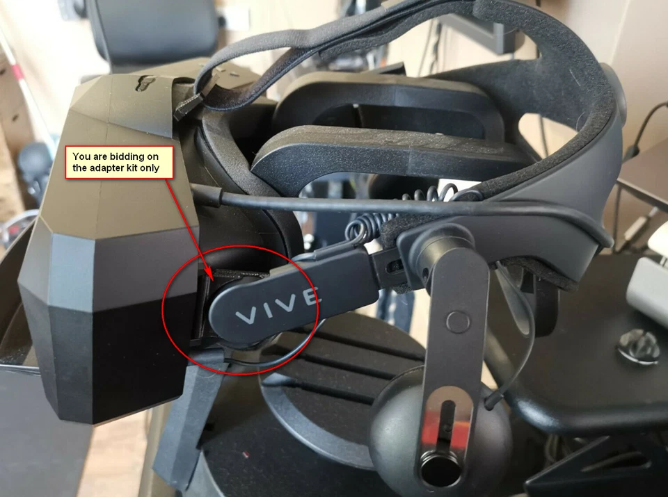 for Pimax 5K/8K/XR/BE + Vive DAS (Deluxe Audio Strap) Adapter kit  - Image 1 of 4