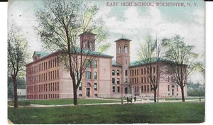 East High School, Rochester, NY 1909 used postcard - Picture 1 of 2