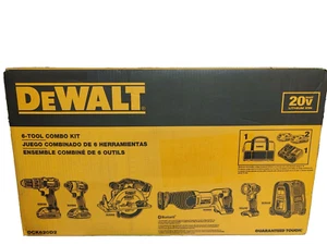 Dewalt 20v MAX 6 Tool Combo Kit with (2) 2.0Ah Batteries and Charger DCK620D2 - Picture 1 of 1