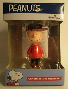 Hallmark Charlie Brown & Hat 2019 Peanuts Seasons adorno de Navidad nuevo en caja - Imagen 1 de 2
