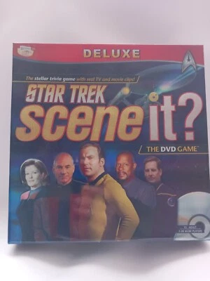 Star Trek Deluxe Scene It ? Trivia DVD Game. Opened Box, Cards Still Sealed. - Image 1 of 4