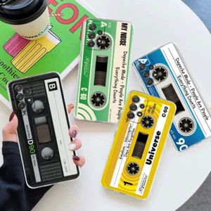 Retro Vintage Audio Cassette Tape Phone Case For Samsung Galaxy A02S - A73 5G - Picture 1 of 11