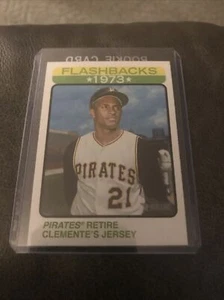 2022 Topps Heritage ROBERTO CLEMENTE 1973 Baseball Flashbacks Card #BF-4 Pirates - Picture 1 of 4