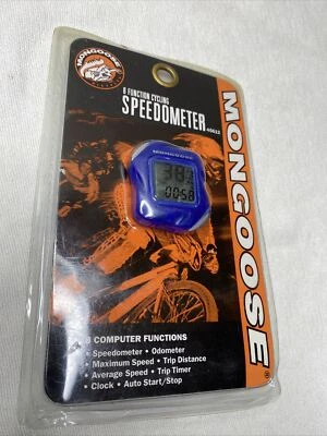 NUEVO PRECINTADO -Mongoose Vintage 2000 8 Funciones Ciclismo Velocímetro 45612 Odómetro Foto 1 de 3
