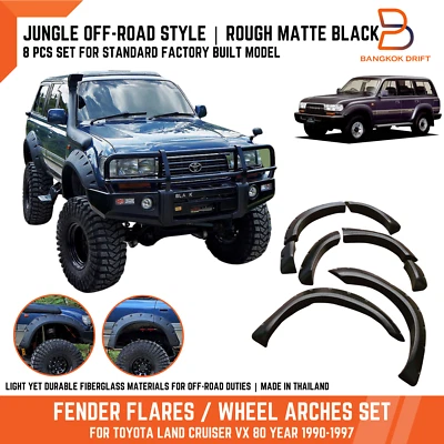 Jungle OFF-ROAD 4x4 Fender Flares Arches For TOYOTA LAND CRUISER VX 80 SERIES - Image 1 of 4