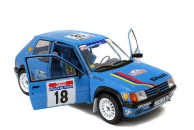 PEUGEOT 205 RALLYE #18 CHOLLIER VERICEL TOUR DE CORSE 1990 SOLIDO S1801706 1:18 - Photo 1/4