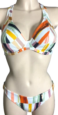 Freya Shell Island Swim Bikini mit Bügel SET Gr.75D UK34D + Slip S mit Schnalle - Bild 1 von 4
