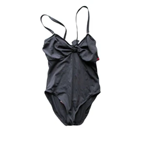 Retro Roxanne Couture Black Sz 16/38D One-Piece Swimsuit #1038 NOS - Picture 1 of 3