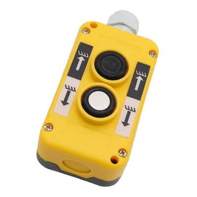 1pc COP2B Crane Button Switch Lifting Tail Plate Durable Plastic Yellow • 13.38£