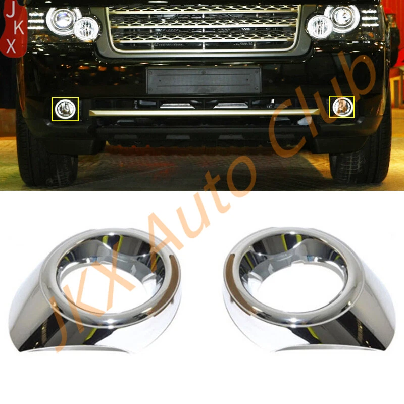 一对前保险杠雾灯盖装饰适用于路虎揽胜 2010-12 — 第 1/4 张图片