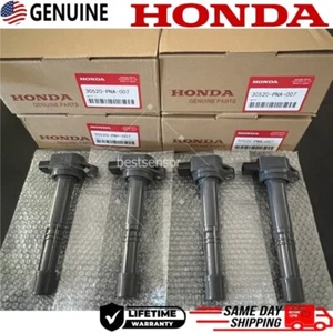 GENUINE 4Pcs 30520-PNA-007 UF311 Ignition Coil For 2002-2011 Acura 2.0L 2.4L L4 - Picture 1 of 5