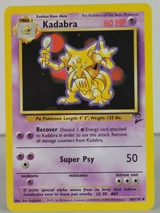 Kadabra - Base Set 2 - 46/130 - singles - Pokemon TCG - U - Picture 1 of 6