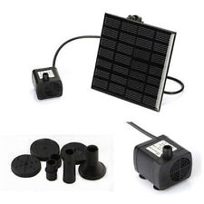 Solar Panel Power Submersible Fountain Pool Pond Garden Water Pump Kit Outdoor