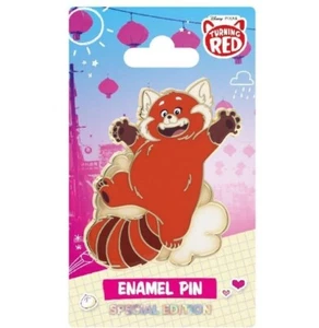 Spilla smaltata DISNEY 1 DI 500 PALM tornitura panda rossa NUOVA! - Foto 1 di 2