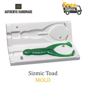 Cebo de señuelo para rana de pesca de sapo Sizmic plástico suave 50-142 mm - Imagen 1 de 9