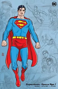Cómics de SUPERMAN SPACE AGE #1 Mike Allred Cubierta 1:50 Variante EDITOR 2022 - Imagen 1 de 1