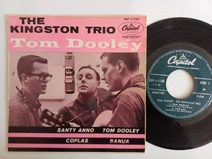 THE KINGSTON TRIO Tom Dooley EP Vinyl 45t Capitol EAP 1-1136 - Bild 1 von 2