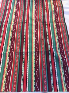 Kringle Crunch Bunch Stripe Christmas Fabric 1 Yard 16" - Picture 1 of 1