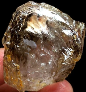 Cristal de cuarzo ahumado amatista esquelética Super Seven 59 g 1 pieza j216 - Imagen 1 de 7