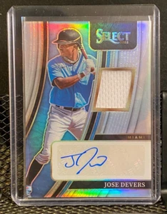 Jose Devers 2022 Select Signature Materials  Silver  Holo #67/199 - Marlins - Picture 1 of 2